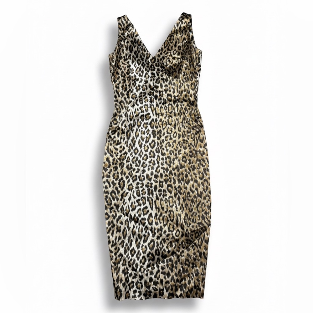 D&G Leopard Print Sleeveless Dress